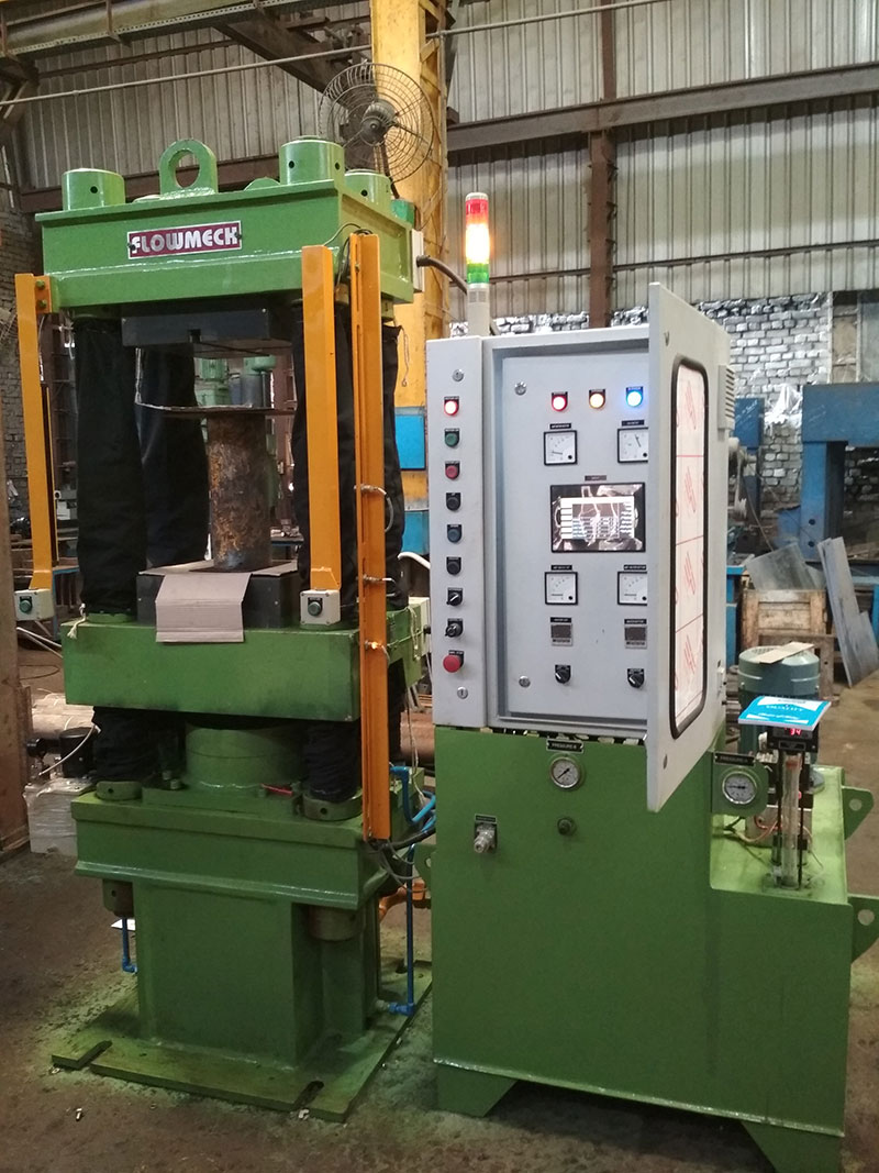 100TON PILLAR TYPE HYDRAULIC RUBBER MOULDING PRESS (MODEL NO.-1610)