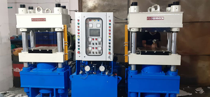 150TON-2 STATION PILLAR TYPE HYDRAULIC RUBBER MOULDING PRESS (MODEL NO.-1621)