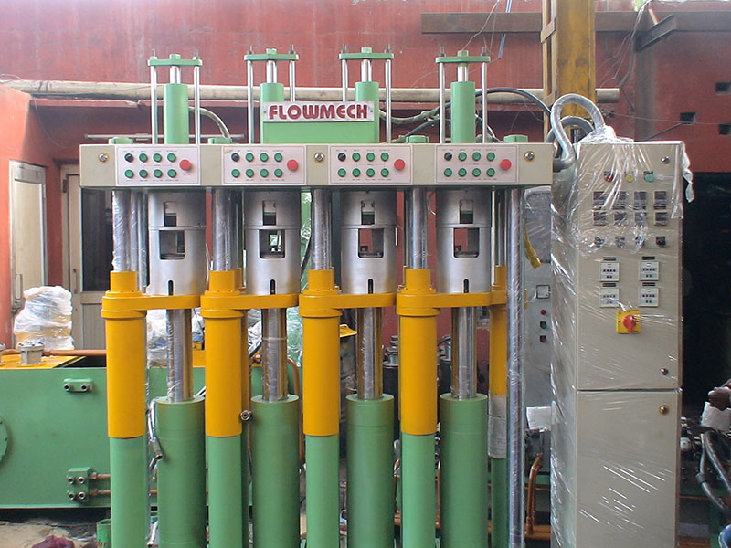 50TON 4-STATION BRAKE PAD HYDRAULIC PRESS